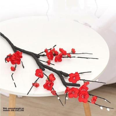 HOA GIẢ TRANG TRÍ PHÒNG KHÁCH - CÀNH ĐÀO RỪNG